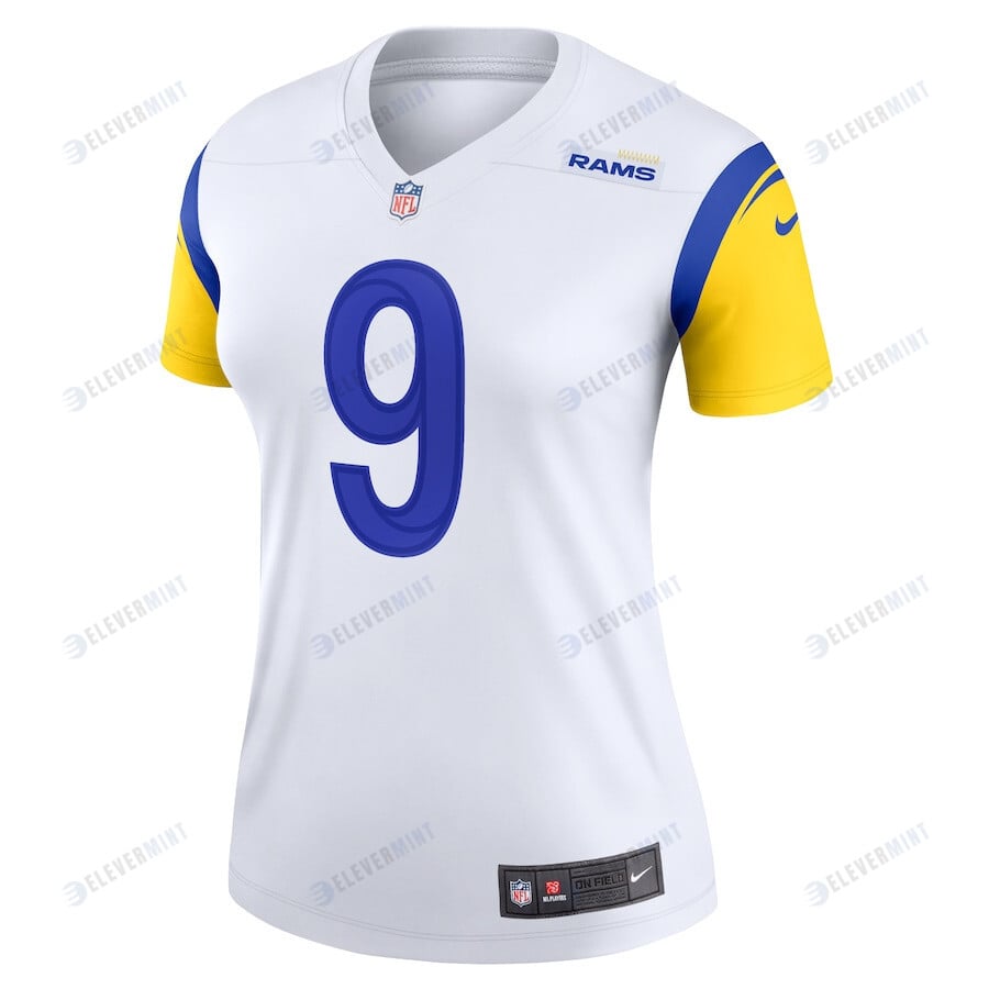Matthew Stafford 9 Los Angeles Rams Women's Legend Jersey - White
