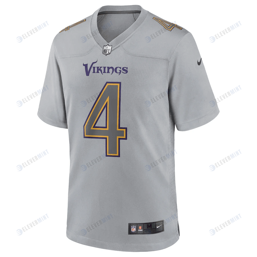 Dalvin Cook 4 Minnesota Vikings Men Atmosphere Fashion Game Jersey - Gray