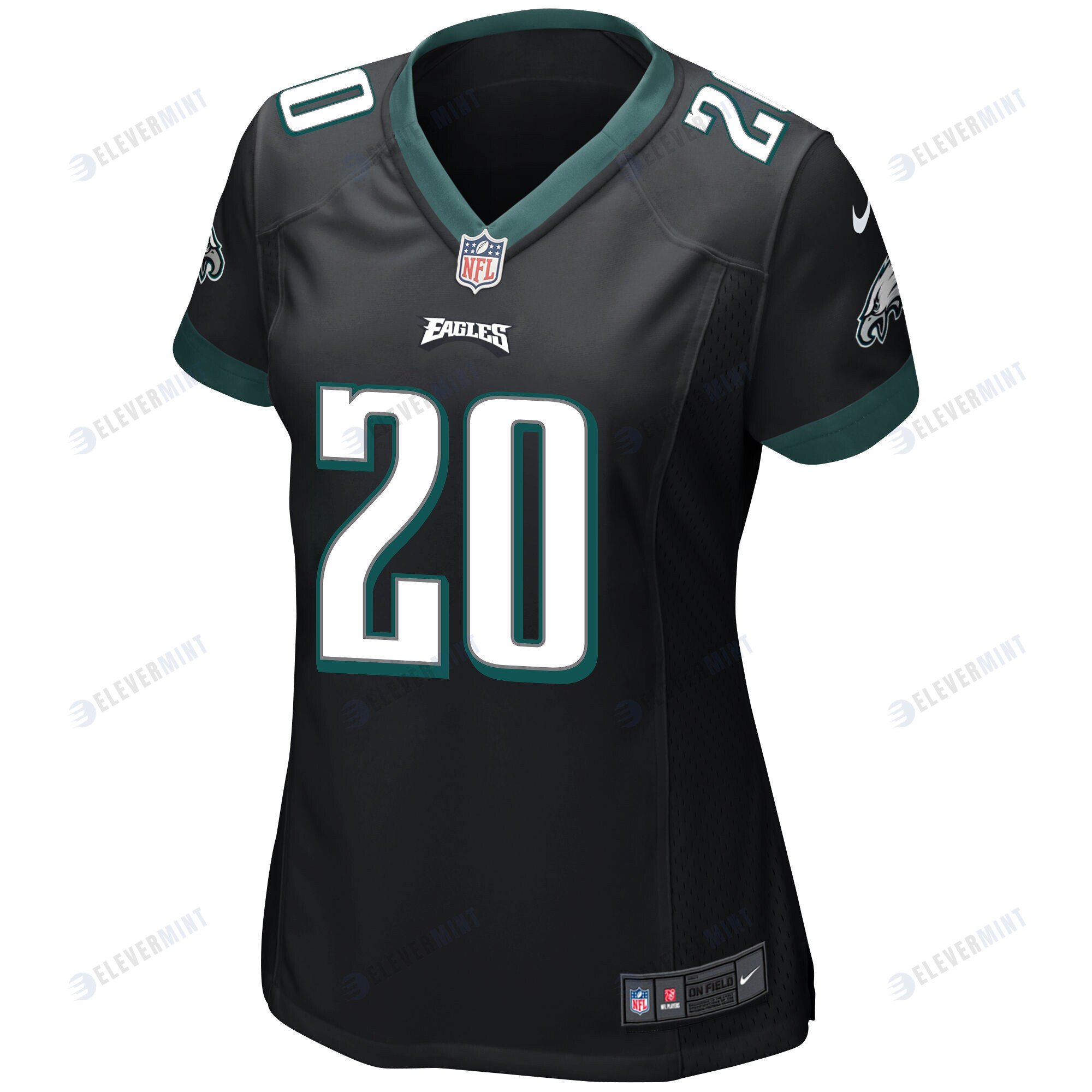 Rashaad Penny 20 Philadelphia Eagles Women Game Jersey - Black