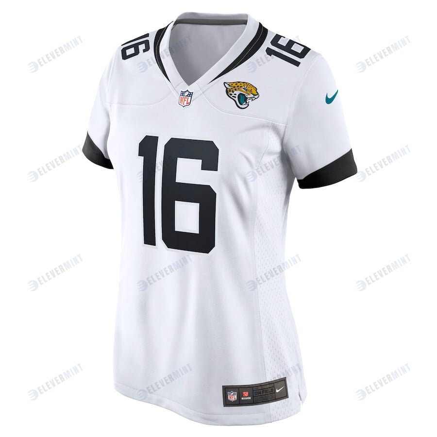 Trevor Lawrence 16 Jacksonville Jaguars Women's Game Jersey - White