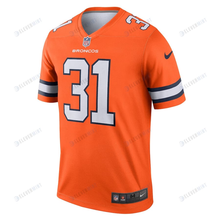 Justin Simmons 31 Denver Broncos Alternate Legend Jersey - Orange