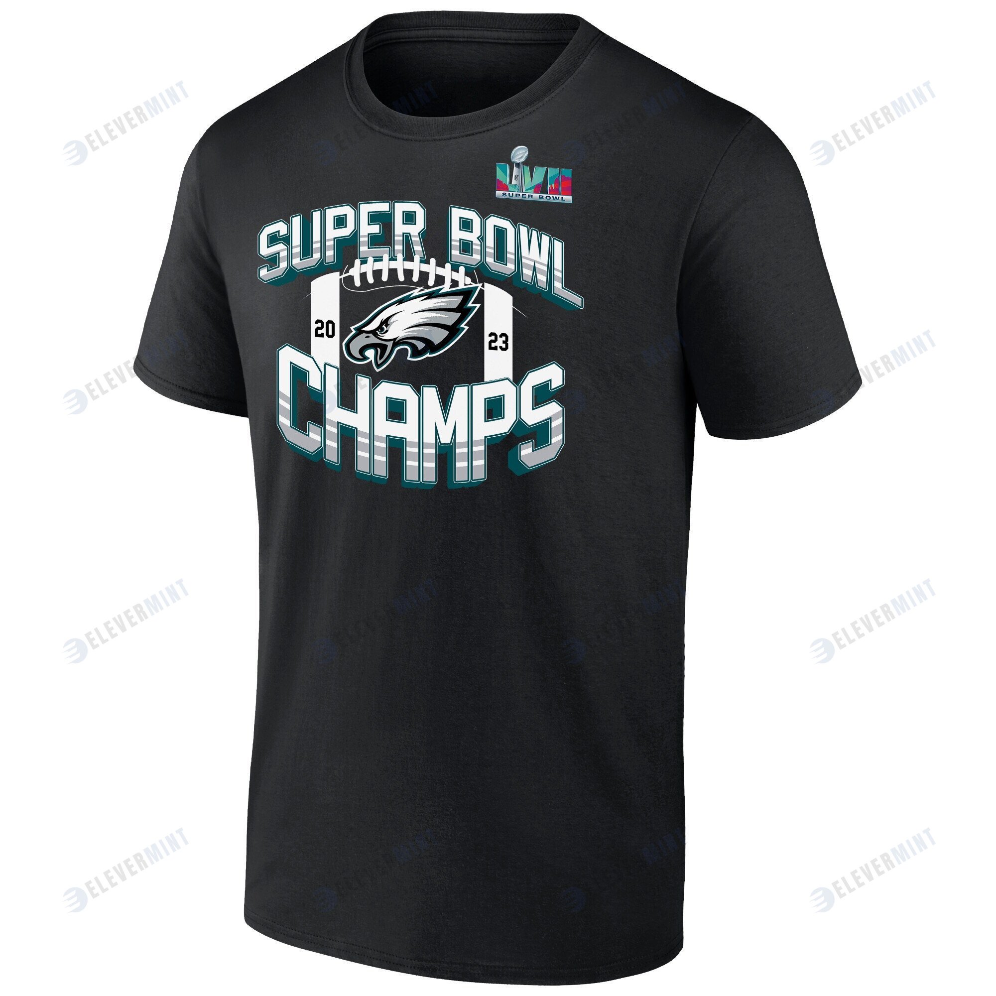 Philadelphia Eagles Super Bowl Champions Icon Bold T-shirt - Black