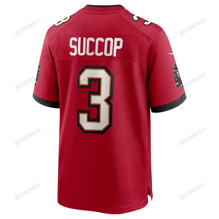 Ryan Succop 3 Tampa Bay Buccaneers Team Game Jersey - Red