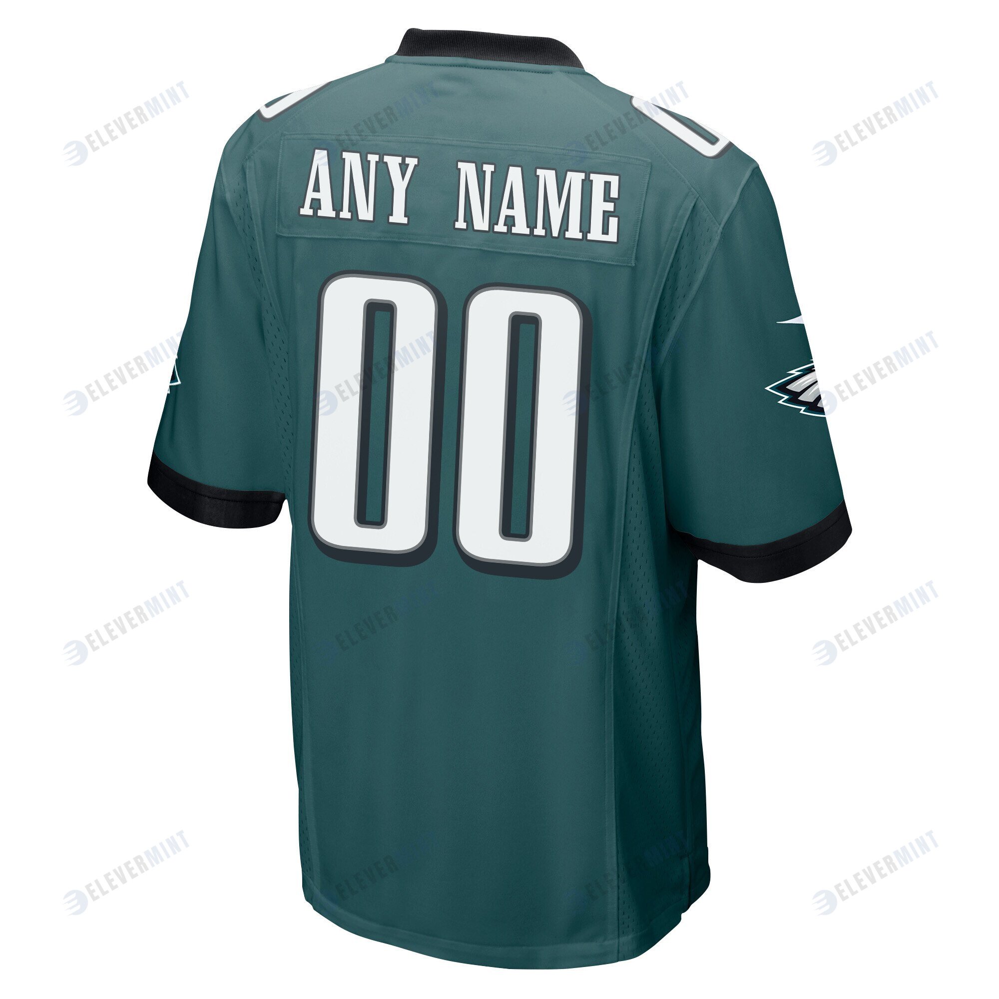 Custom Philadelphia Eagles Super Bowl LVII Champions Men Game Jersey - Midnight Green