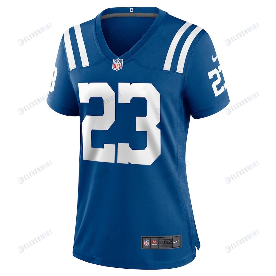 Kenny Moore II 23 Indianapolis Colts Women Game Jersey - Royal