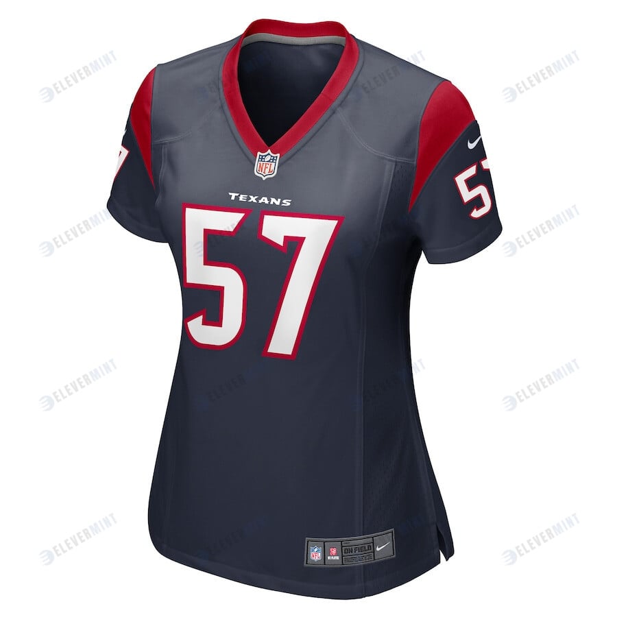 Kevin Pierre-Louis Houston Texans Women's Game Player Jersey - Navy