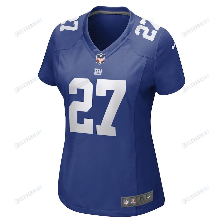Jason Pinnock 27 New York Giants Women Game Jersey - Royal