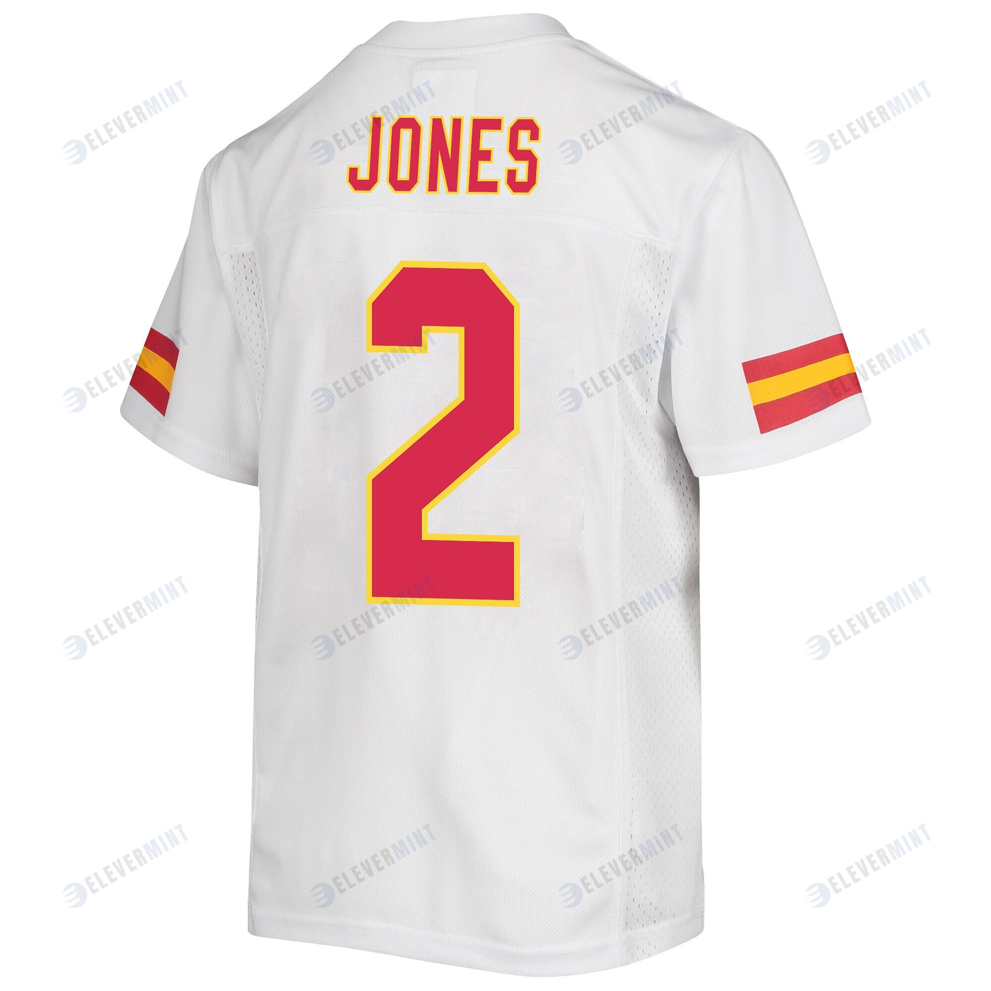 Ronald Jones 2 Kansas City Chiefs Super Bowl LVII Champions Youth Game Jersey - White