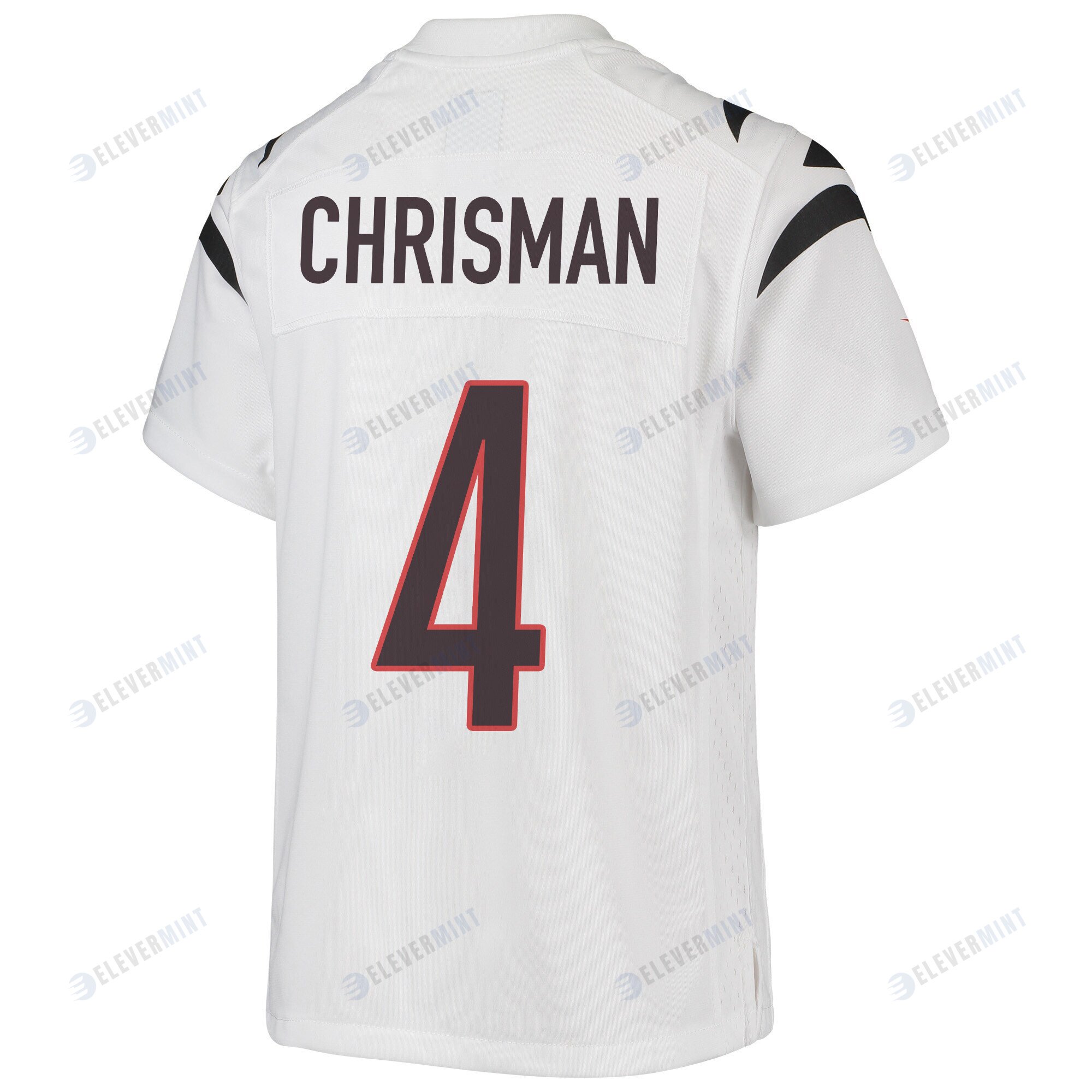 Drue Chrisman 4 Cincinnati Bengals Super Bowl LVII Champions Youth Game Jersey - White