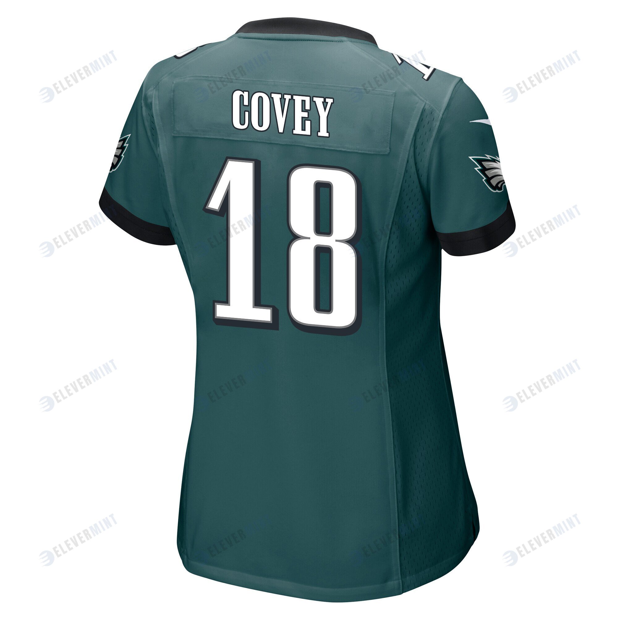 Britain Covey 18 Philadelphia Eagles Super Bowl LVII Champions Women Game Jersey - Midnight Green