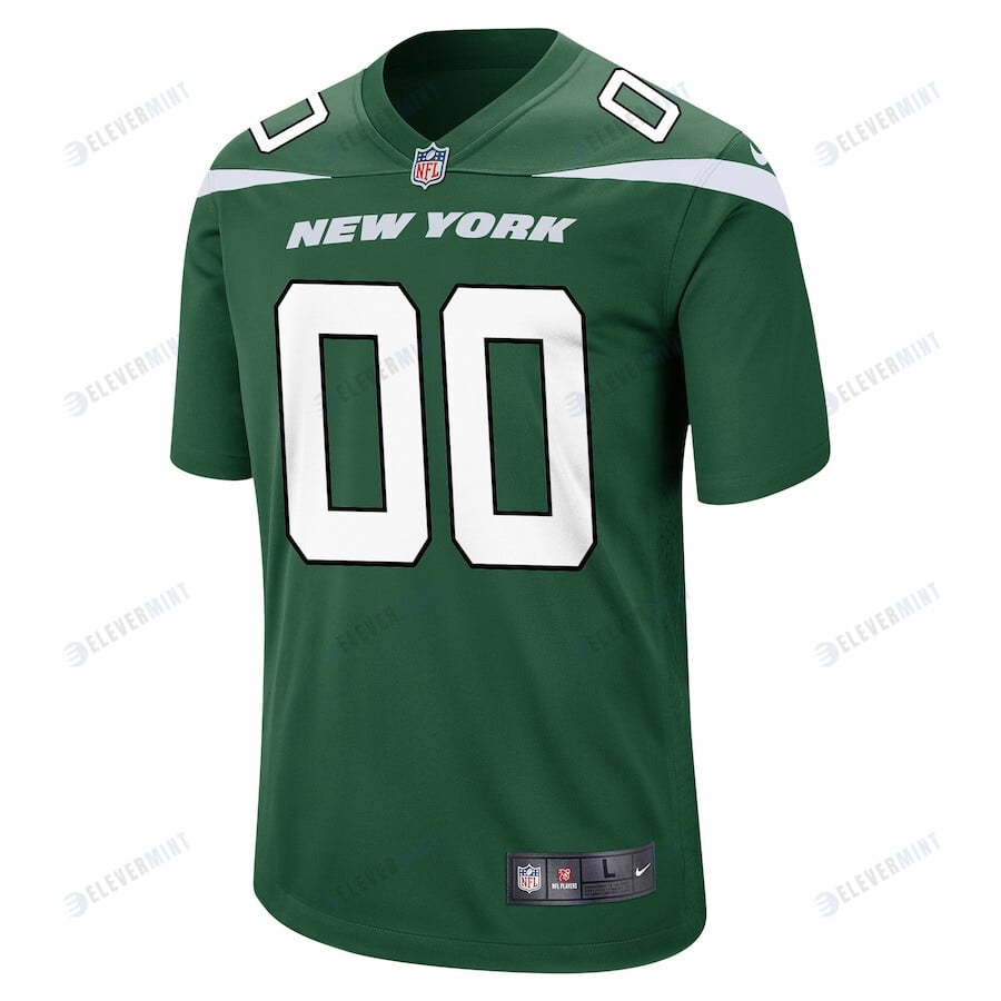 New York Jets Men Game Custom Jersey - Gotham Green