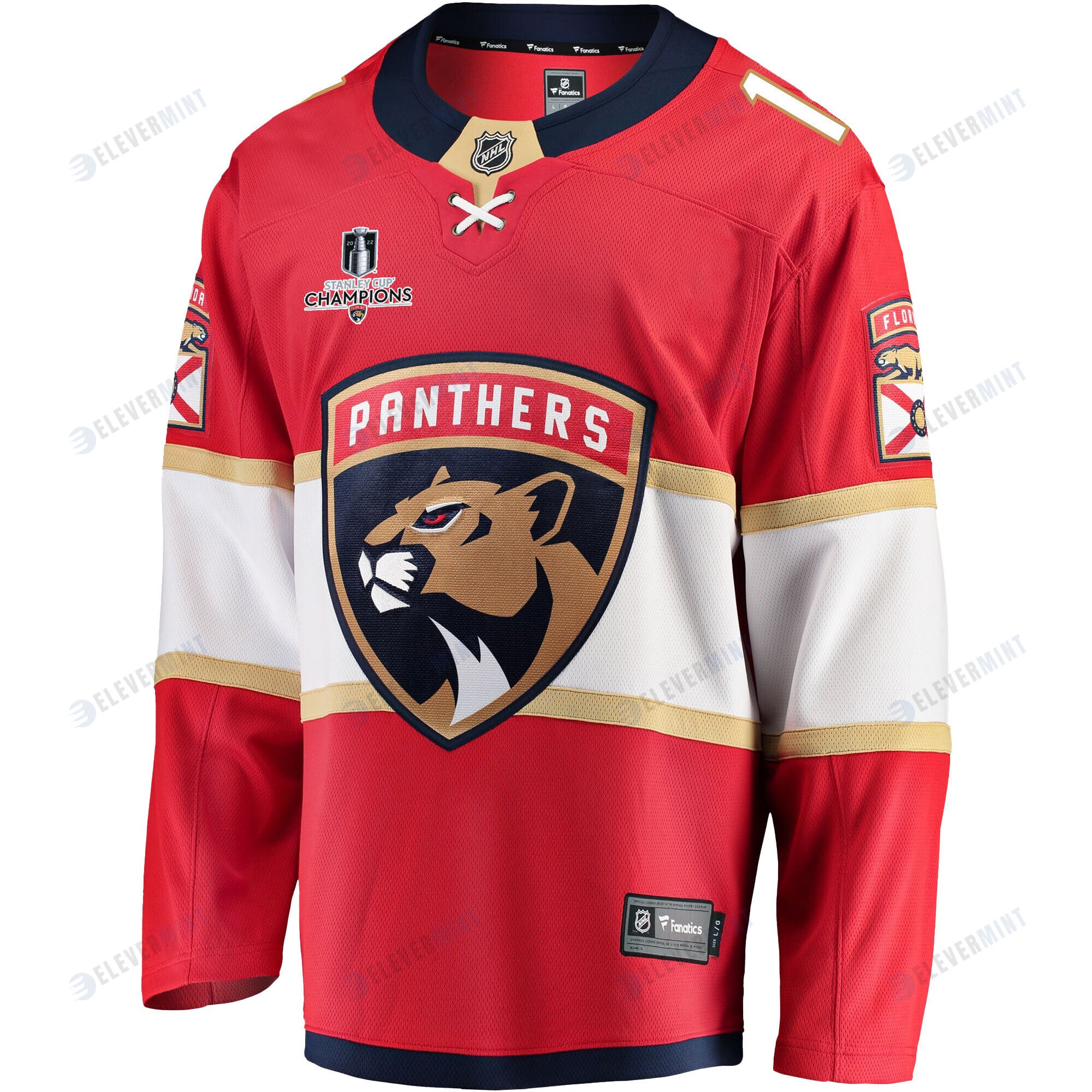 Florida Panthers Jonathan Huberdeau 11 Home 2023 Stanley Cup Champions Breakaway Men Jersey - Red