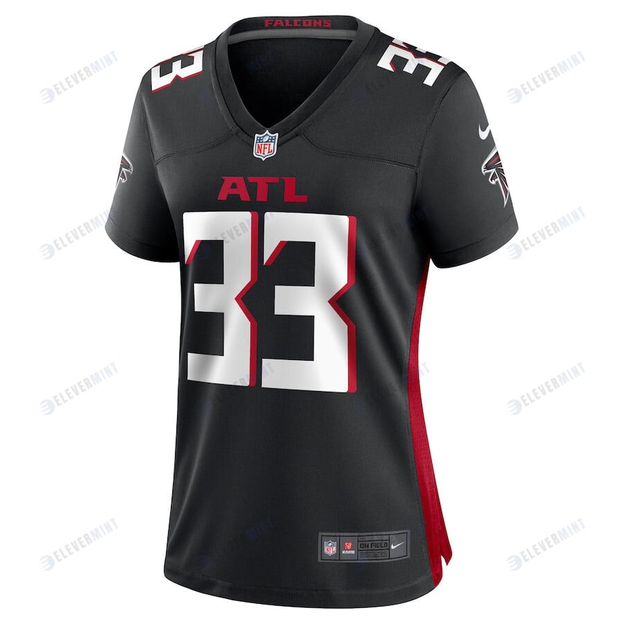 Tre Flowers 33 Atlanta Falcons Game Women Jersey - Black