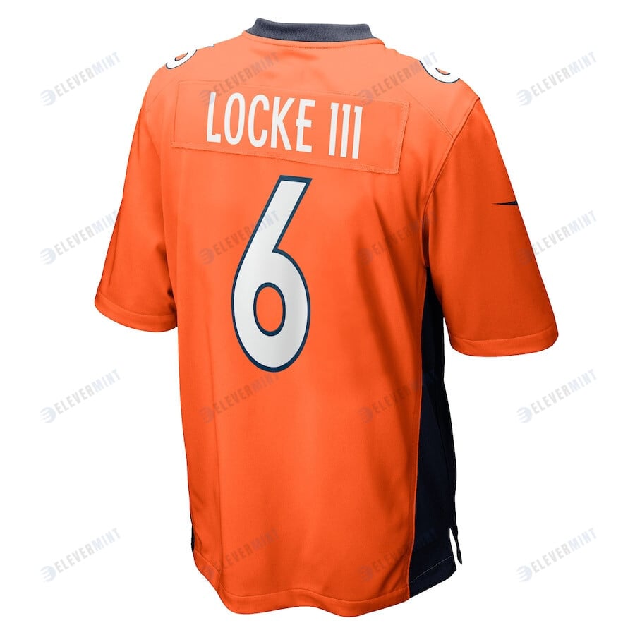 P.J. Locke Denver Broncos Game Player Jersey - Orange
