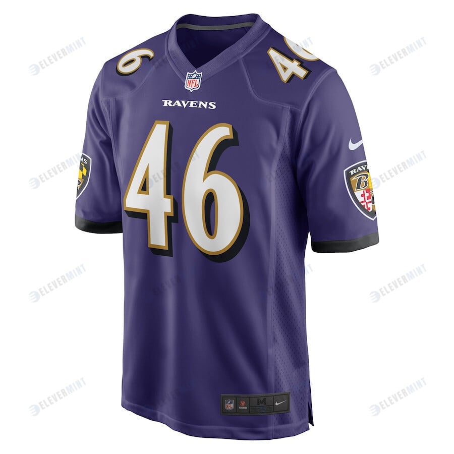 Josh Ross Baltimore Ravens Player Game Jersey - Purple