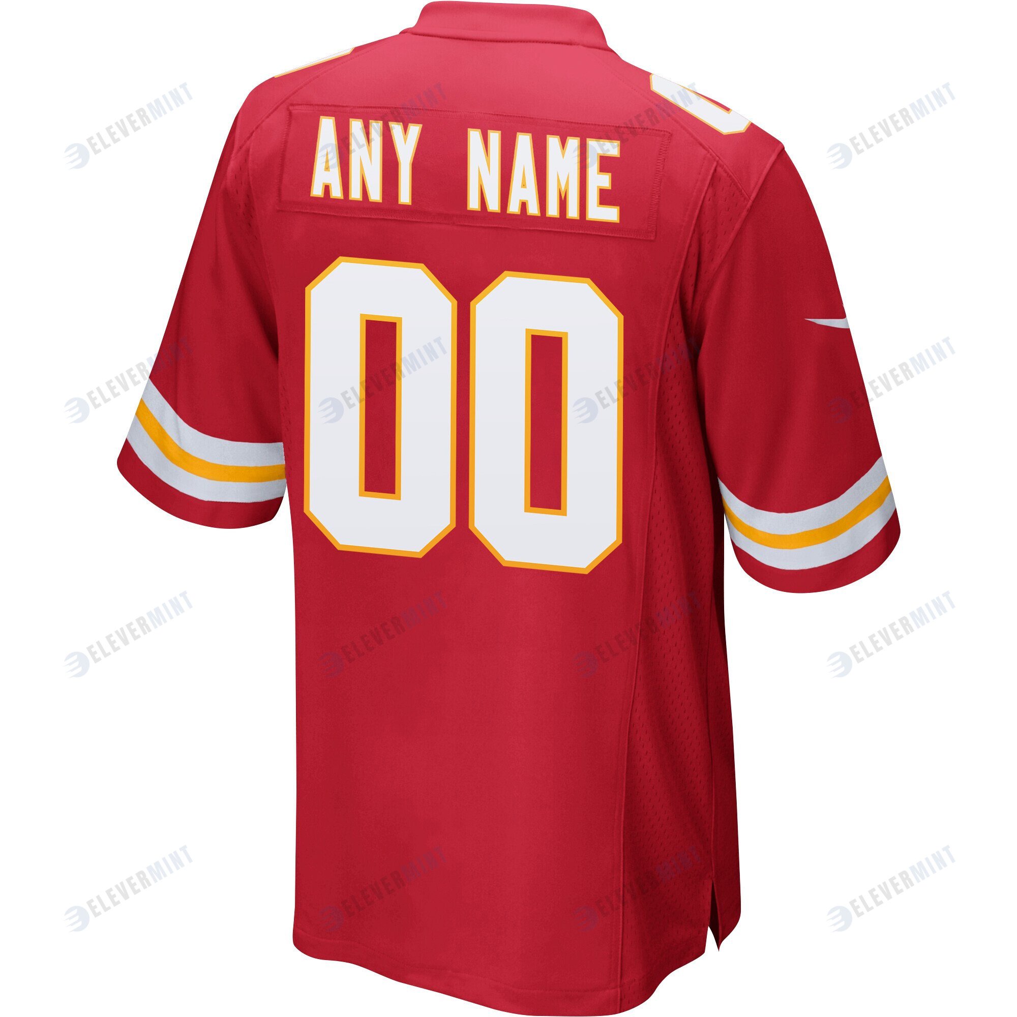 Custom Kansas City Chiefs Super Bowl LVII Champions 3 Stars Men Game Jersey - Red