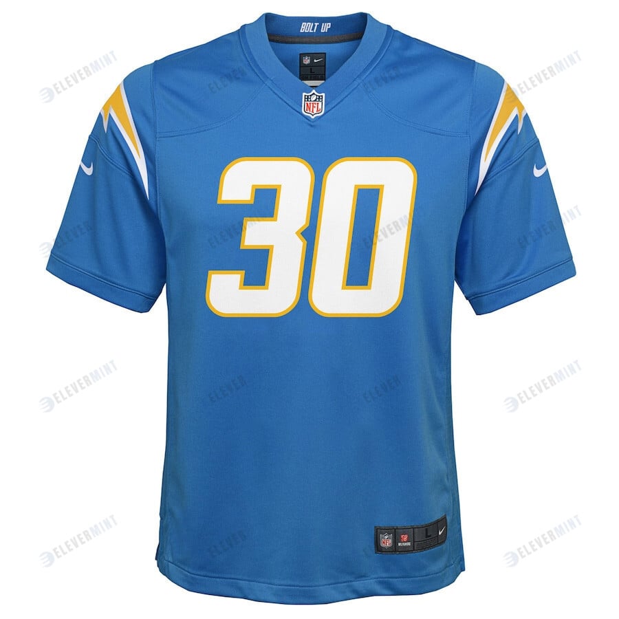 Austin Ekeler Los Angeles Chargers Youth Game Jersey - Powder Blue