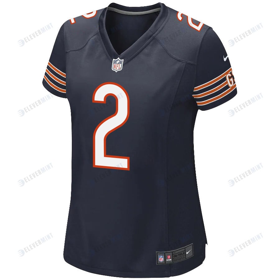 D.J. Moore 2 Chicago Bears Game Women Jersey - Navy