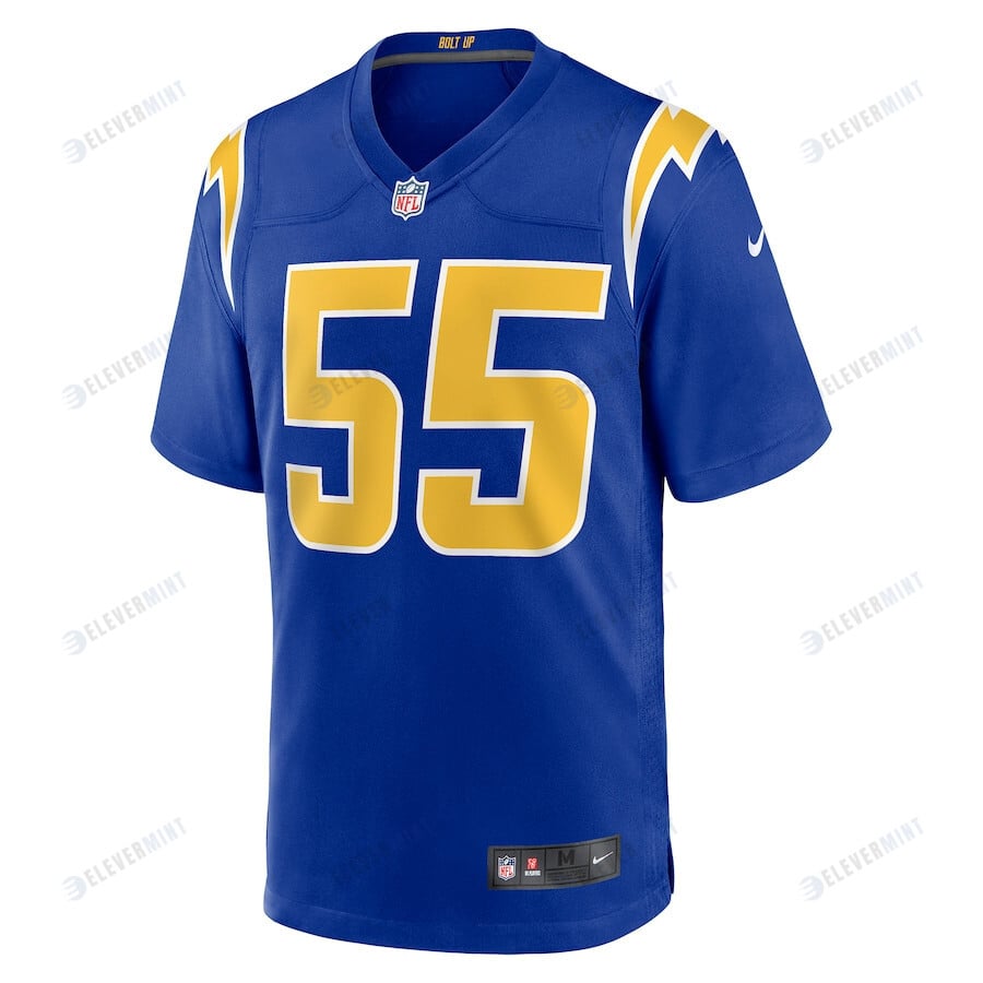 Junior Seau 55 Los Angeles Chargers Retired Player Alternate Game Jersey - Royal