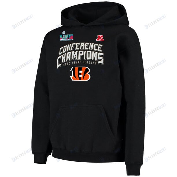 Cincinnati Bengals AFC Conference Champions Black Pullover Hoodie