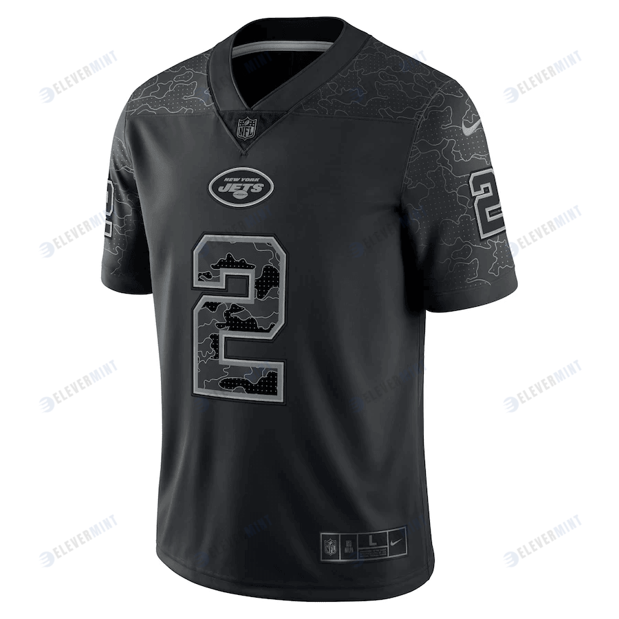Zach Wilson 2 New York Jets RFLCTV Limited Jersey - Black