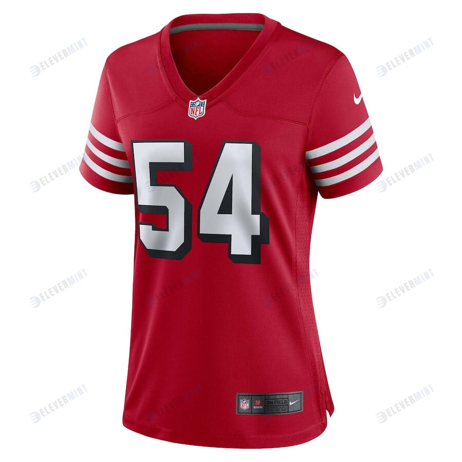 Fred Warner San Francisco 49ers Women's Alternate Game Jersey - Scarlet