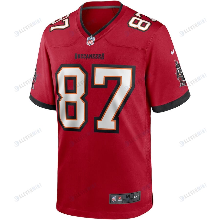 Rob Gronkowski 87 Tampa Bay Buccaneers Game Jersey - Red