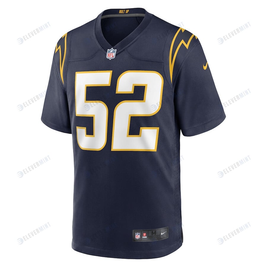 Khalil Mack 52 Los Angeles Chargers Alternate Game Jersey - Navy