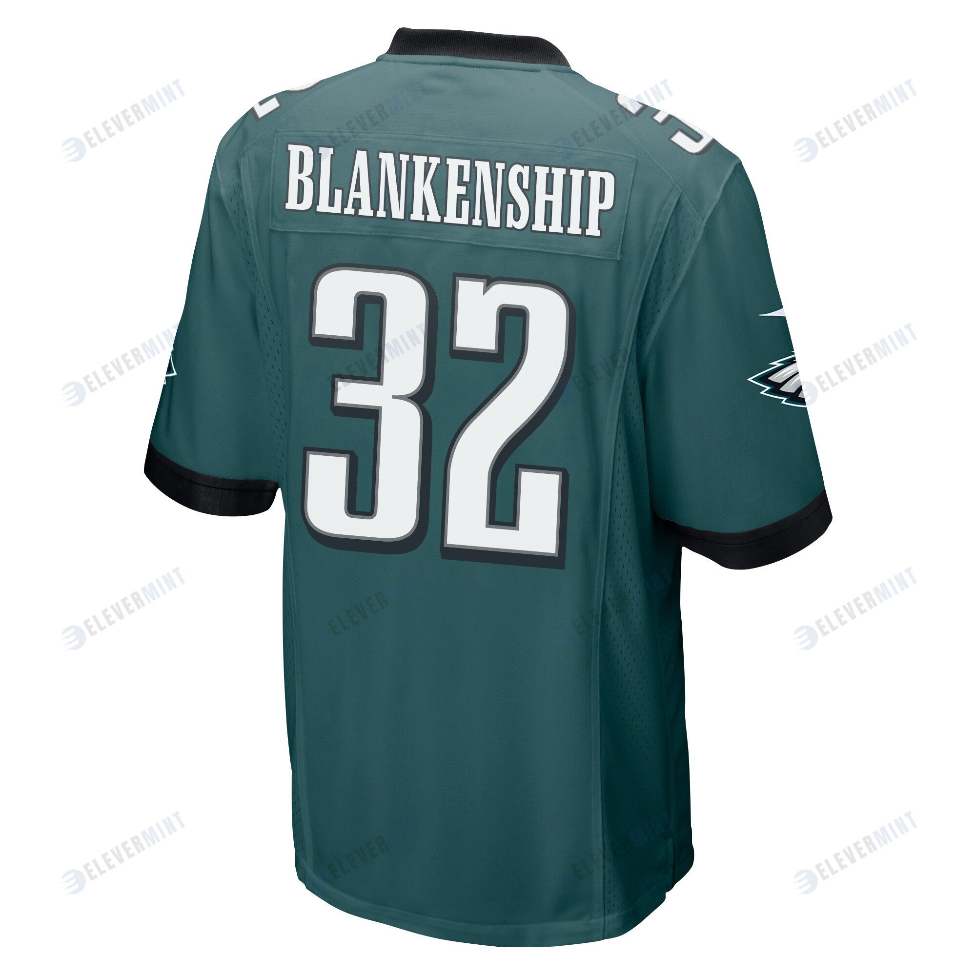 Reed Blankenship 32 Philadelphia Eagles Super Bowl LVII Champions Men Game Jersey - Midnight Green