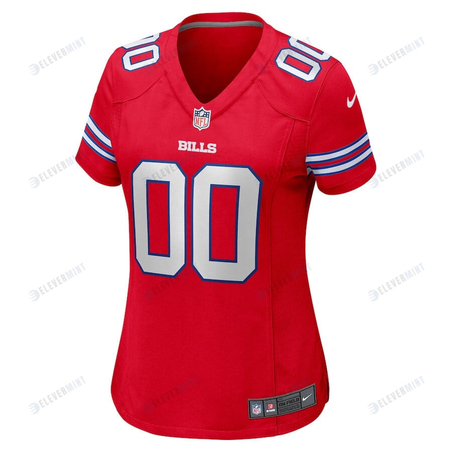 Buffalo Bills Women Alternate Custom Game Jersey - Red