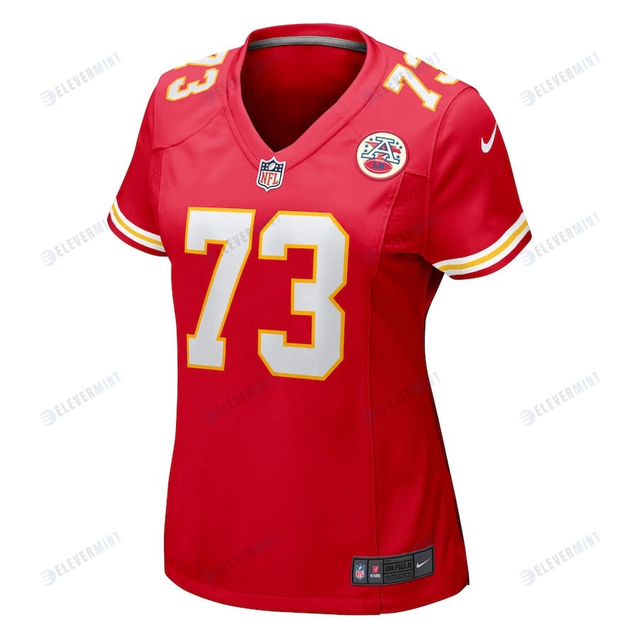 Nick Allegretti 73 Kansas City Chiefs Game Women Jersey - Red