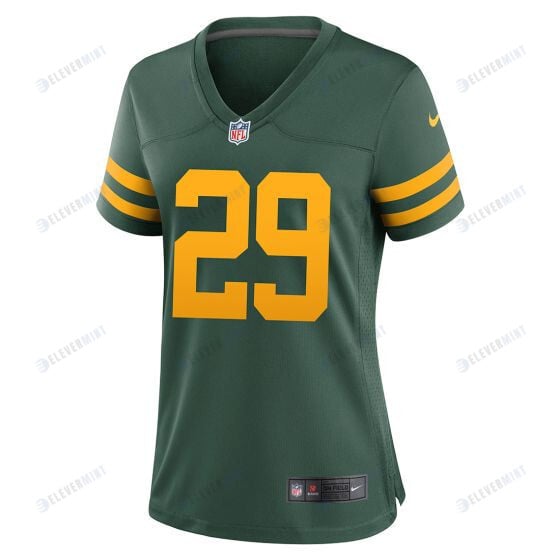 Rasul Douglas 29 Green Bay Packers 50s Classic Women Game Jersey - Green & Gold