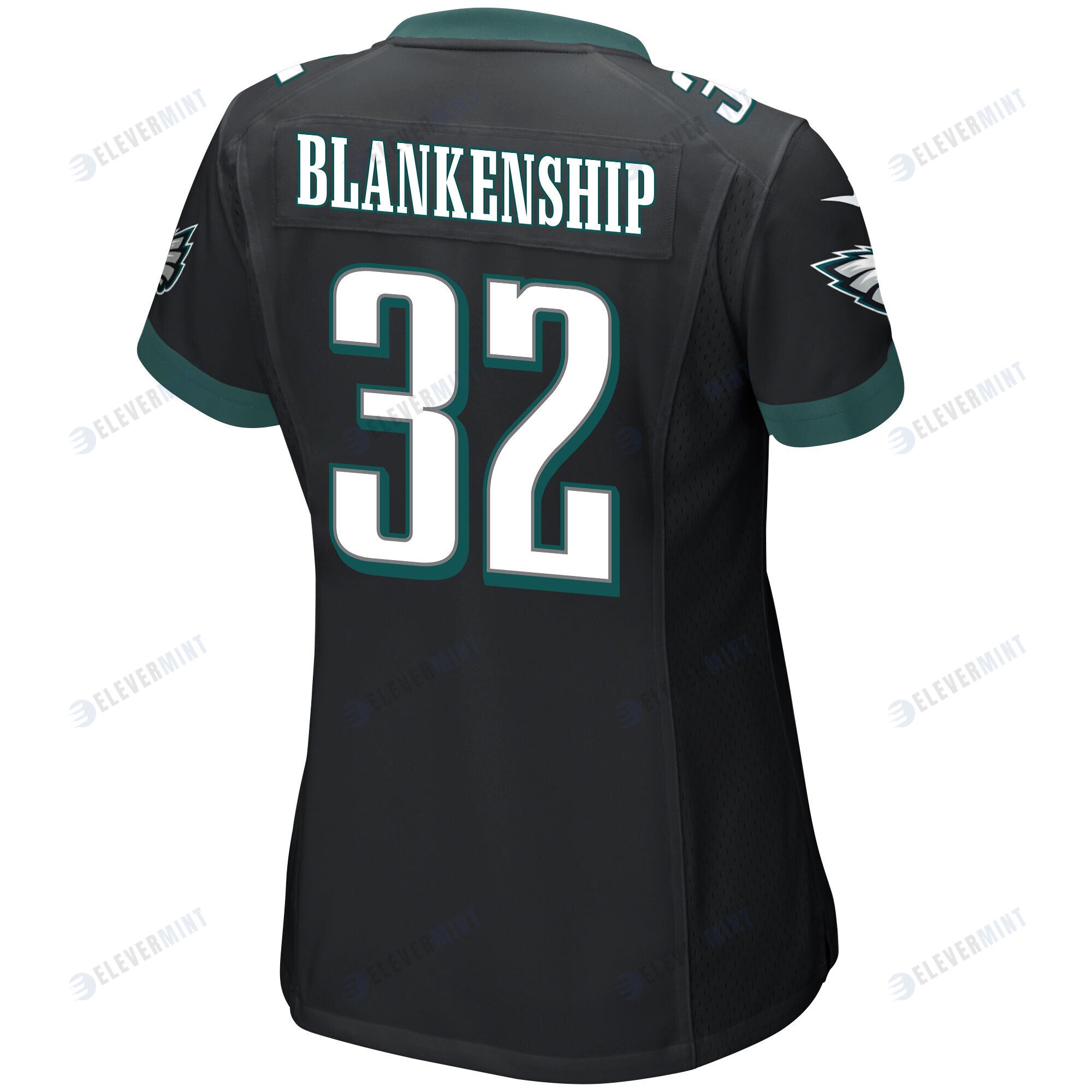 Reed Blankenship 32 Philadelphia Eagles Super Bowl LVII Champions 2 Stars Women Game Jersey - Black
