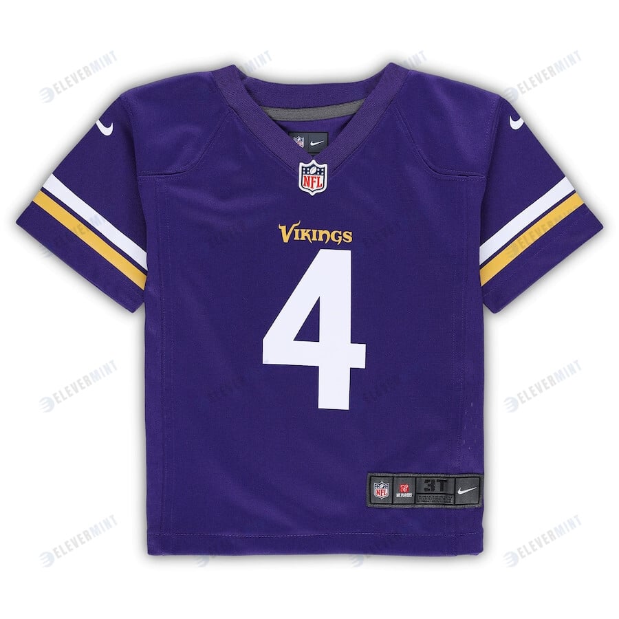 Dalvin Cook 4 Minnesota Vikings Toddler Game Jersey - Purple