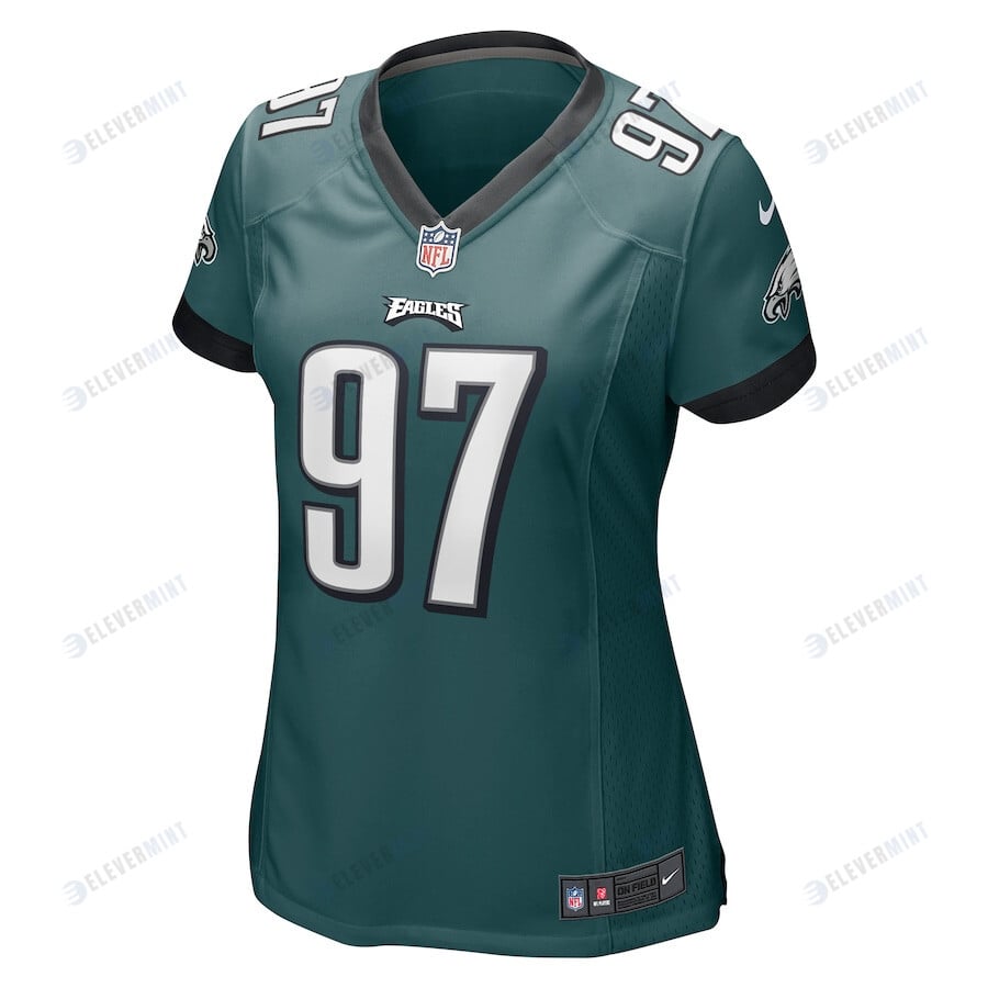 Kentavius Street 97 Philadelphia Eagles Game Women Jersey - Midnight Green