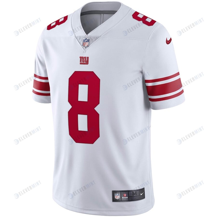 Daniel Jones 8 New York Giants Vapor Limited Jersey - White