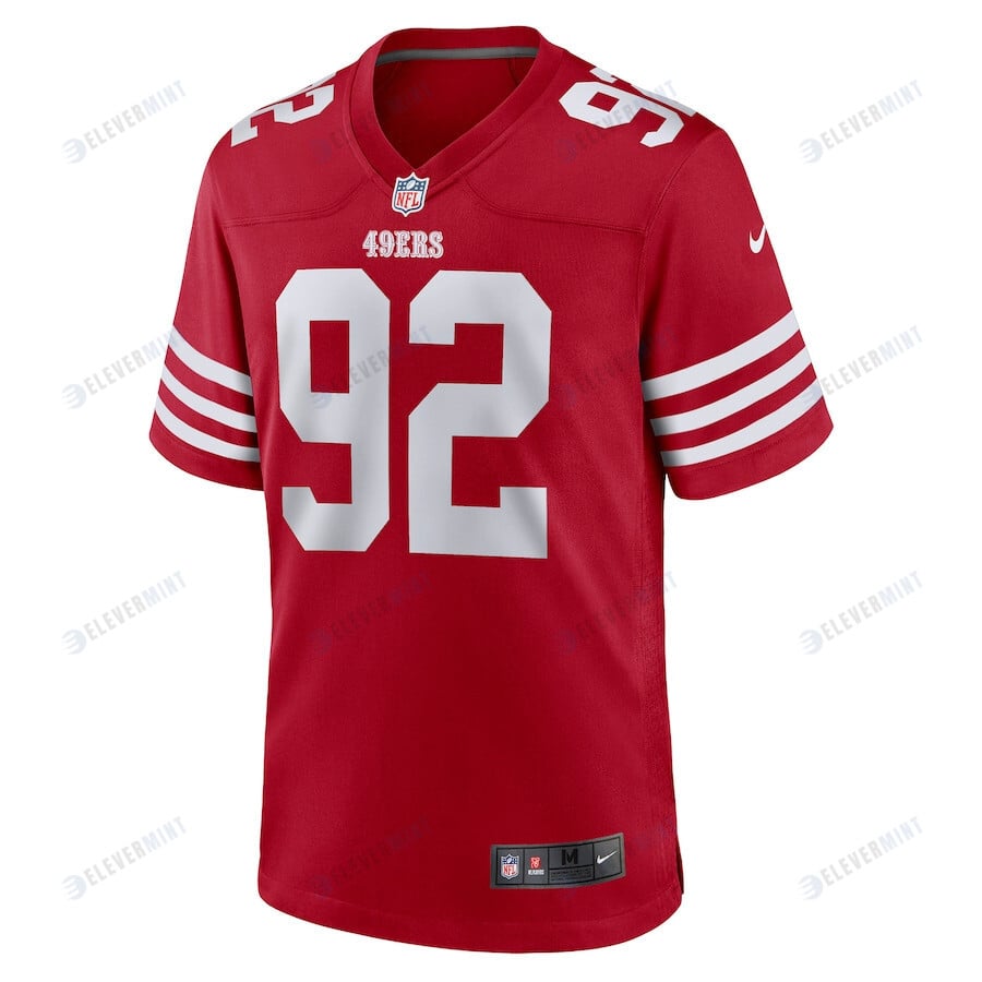 Kerry Hyder Jr. San Francisco 49ers Game Player Jersey - Scarlet