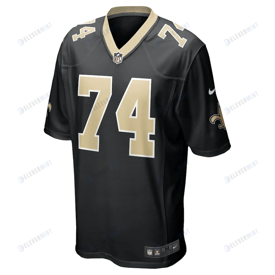 James Hurst 74 New Orleans Saints Game Jersey - Black