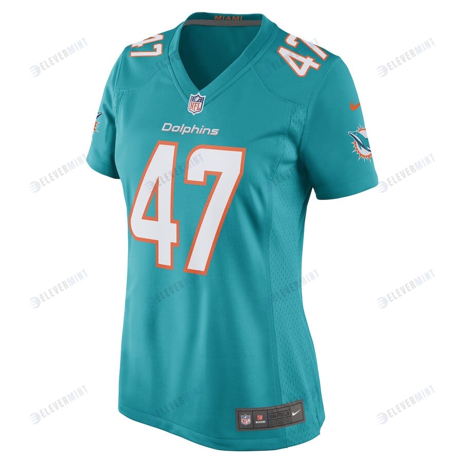ZaQuandre White Miami Dolphins Women's Game Player Jersey - Aqua