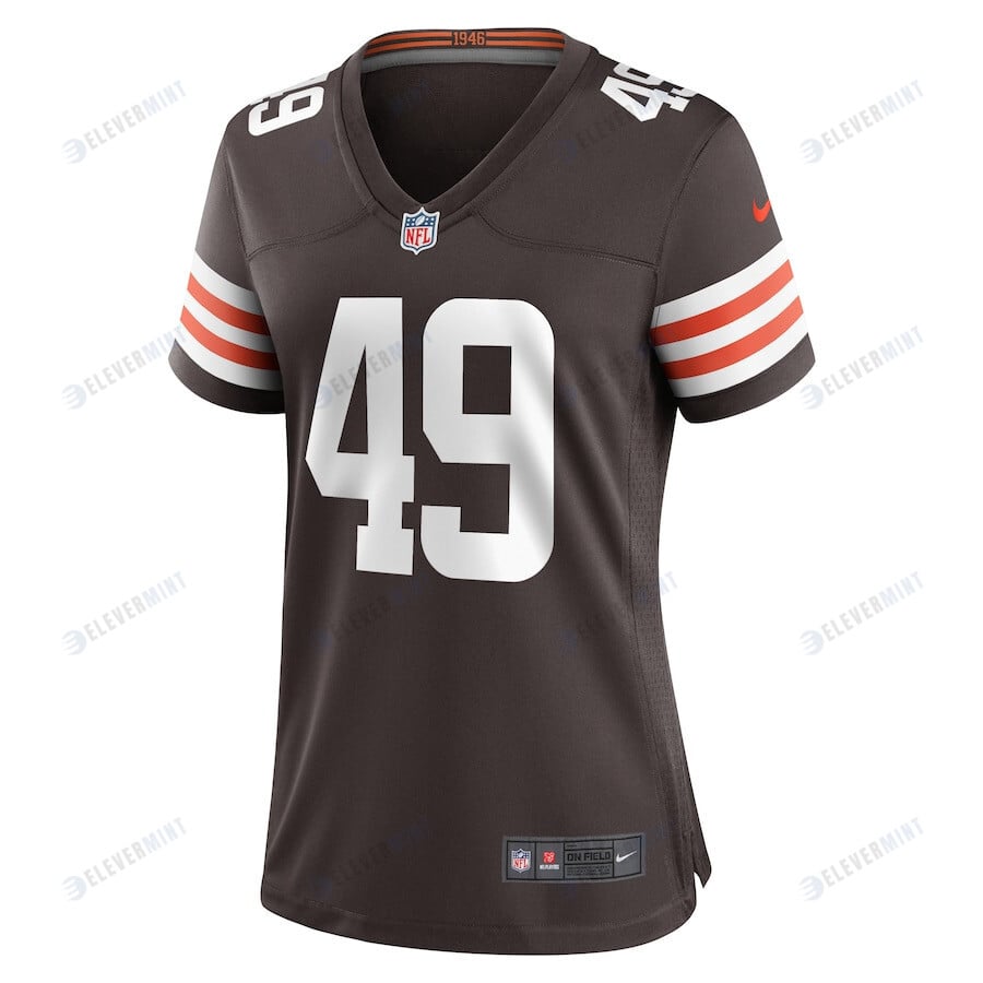 Shaun Jolly Cleveland Browns Women's Game Player Jersey - Brown