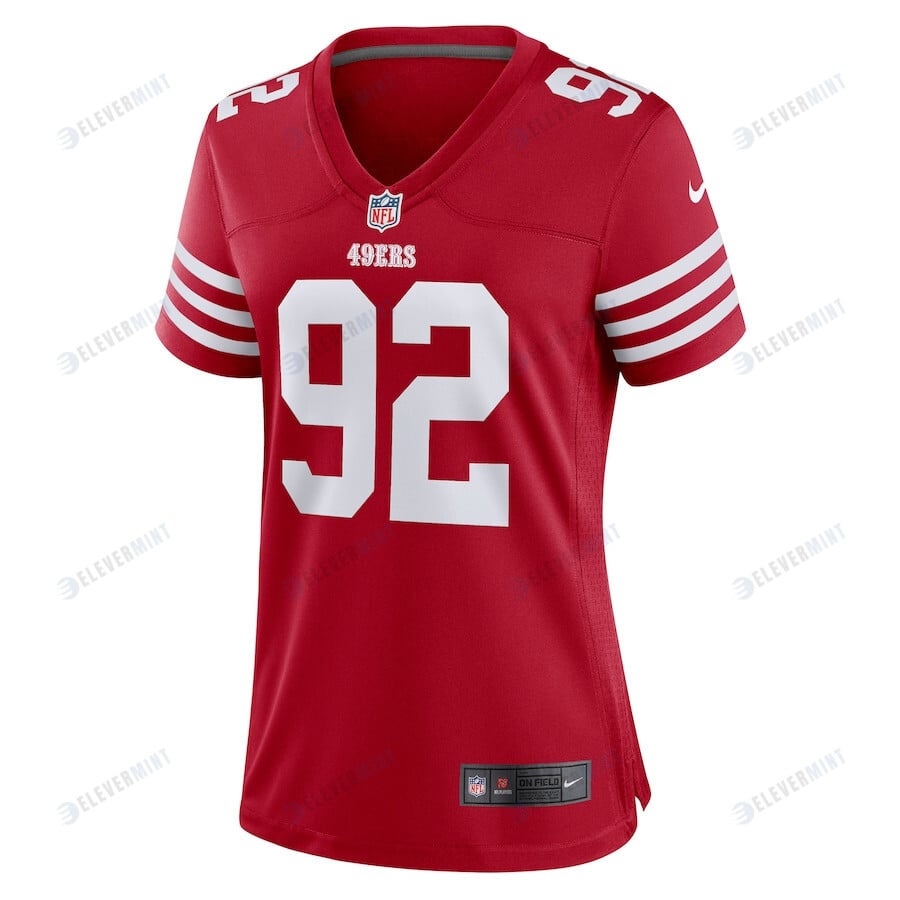 Kerry Hyder Jr. San Francisco 49ers Women's Game Player Jersey - Scarlet