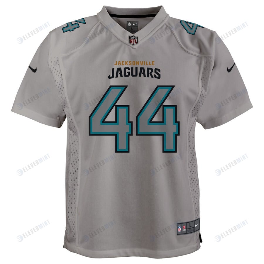 Travon Walker Jacksonville Jaguars Youth Atmosphere Game Jersey - Gray
