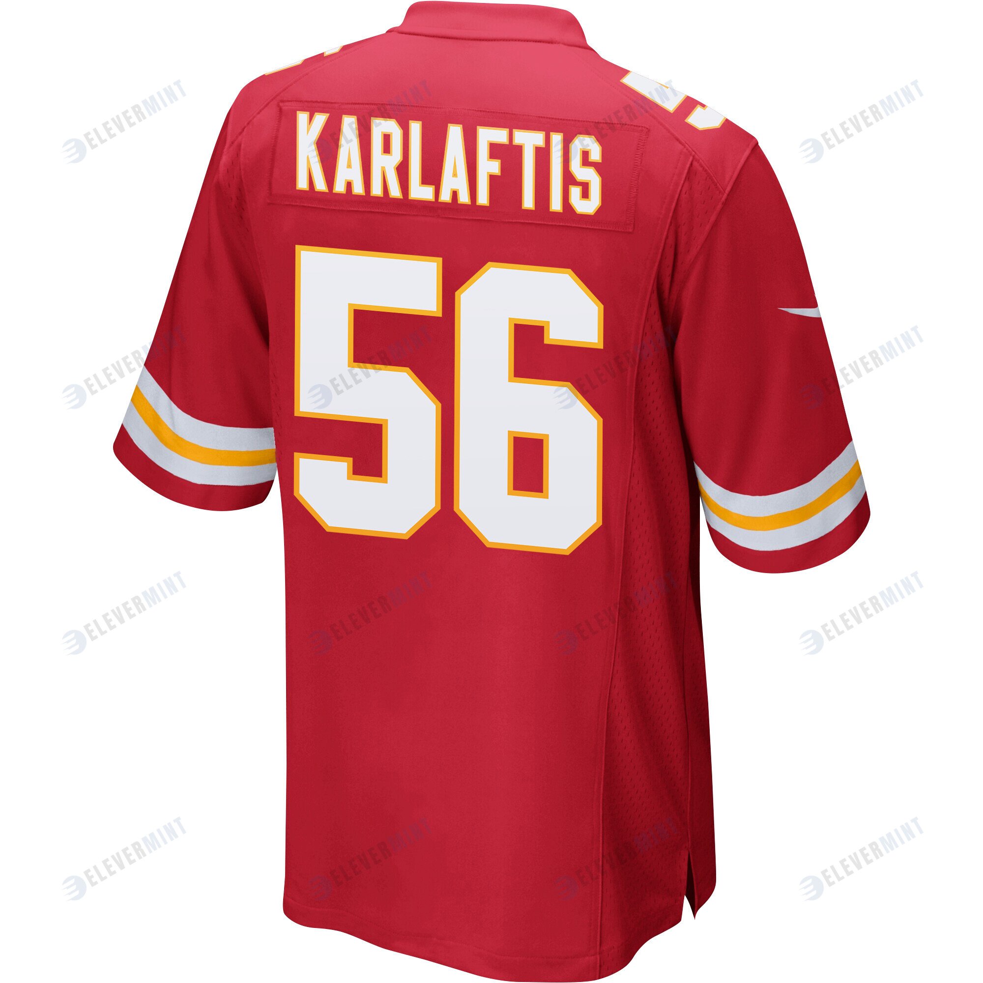 George Karlaftis 56 Kansas City Chiefs Super Bowl LVII Champions Men Game Jersey - Red