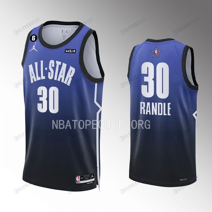 Julius Randle 30 New York Knicks 2023 NBA All-Star Men Jersey - Orange
