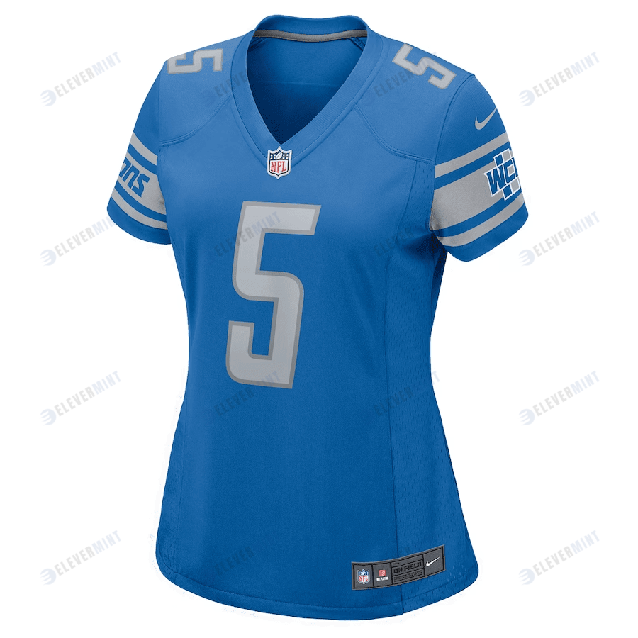 David Montgomery 5 Detroit Lions Women Game Jersey - Blue