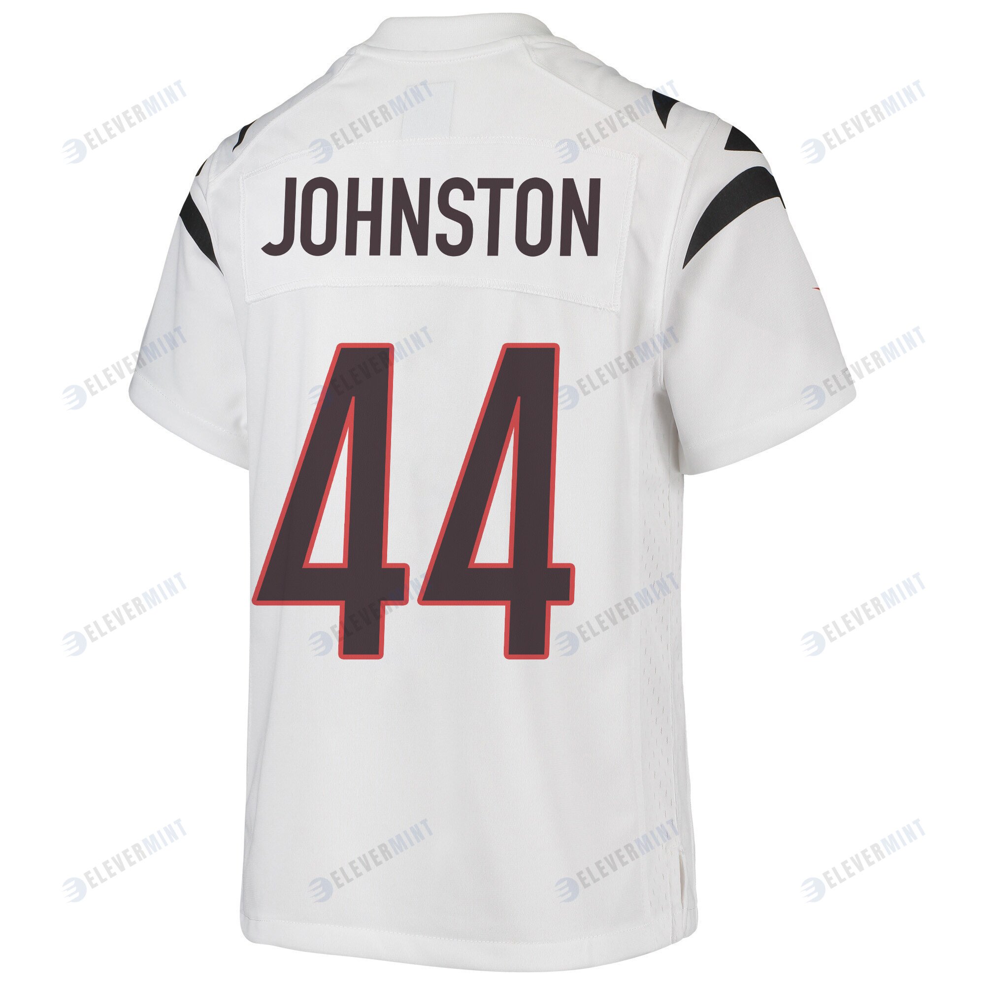 Clay Johnston 44 Cincinnati Bengals Super Bowl LVII Champions Youth Game Jersey - White