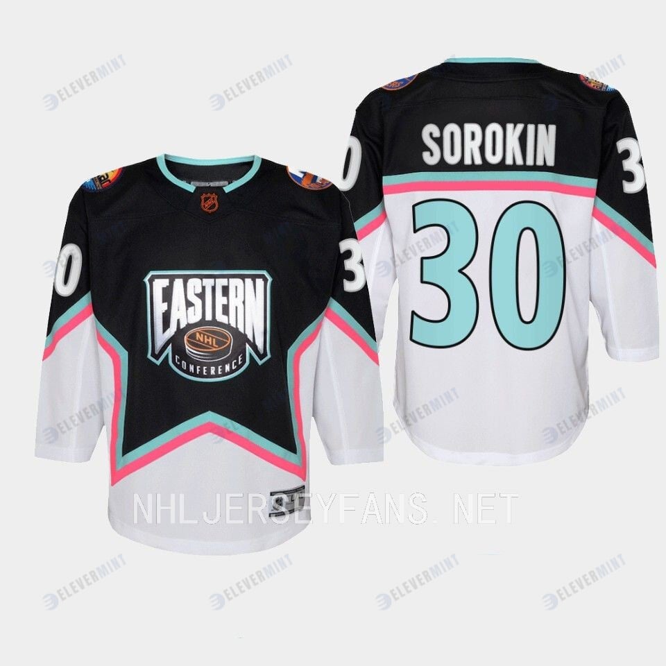 Ilya Sorokin 30 New York Islanders 2023 All-Star Game Jersey Black Equipment