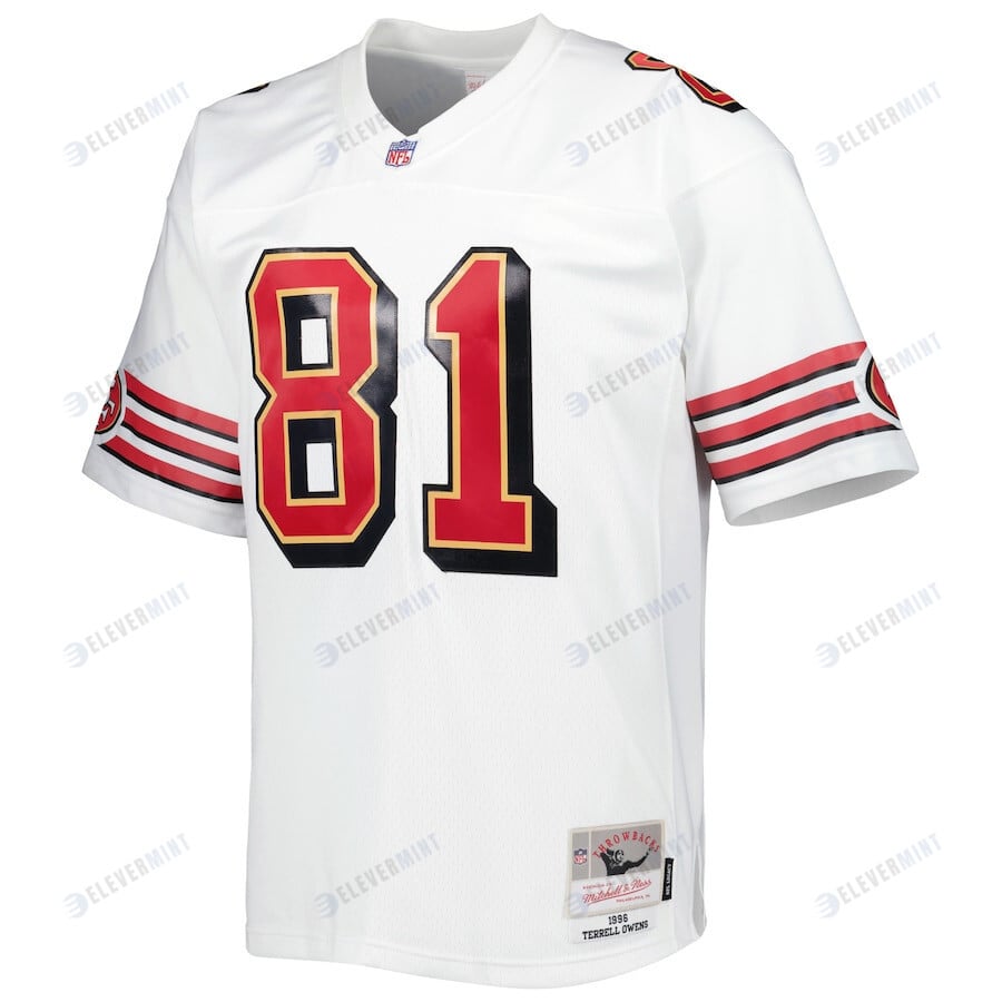 Terrell Owens San Francisco 49ers Mitchell & Ness 1996 Legacy Jersey - White