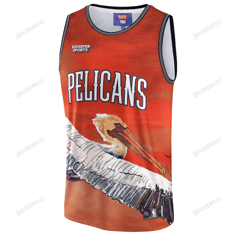 New Orleans Pelicans NBA & KidSuper Studios Unisex Hometown Jersey - Red
