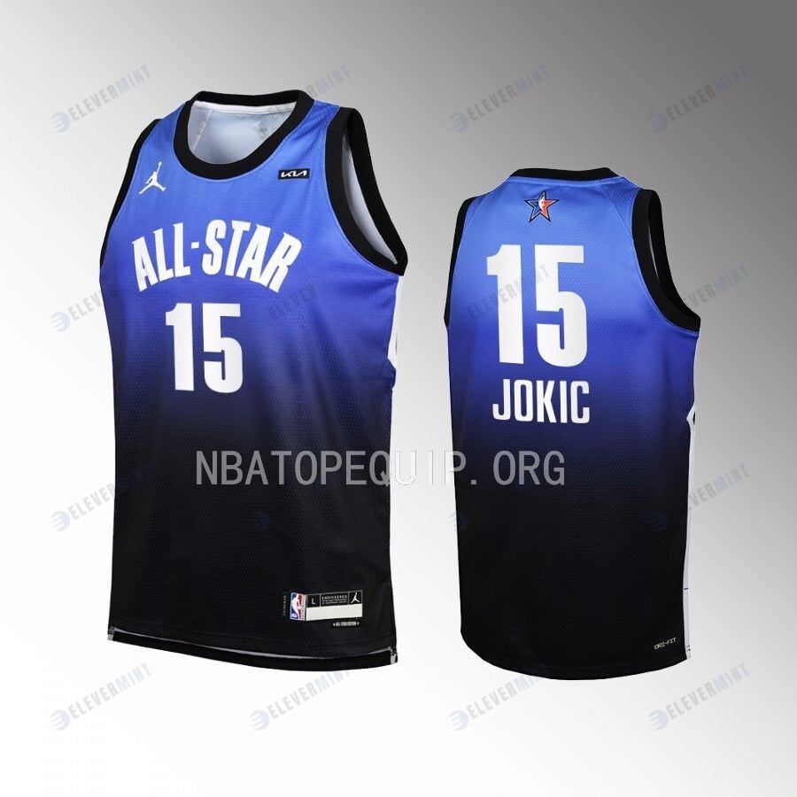 Nikola Jokic 15 Denver Nuggets 2023 NBA All-Star Men Jersey - Orange
